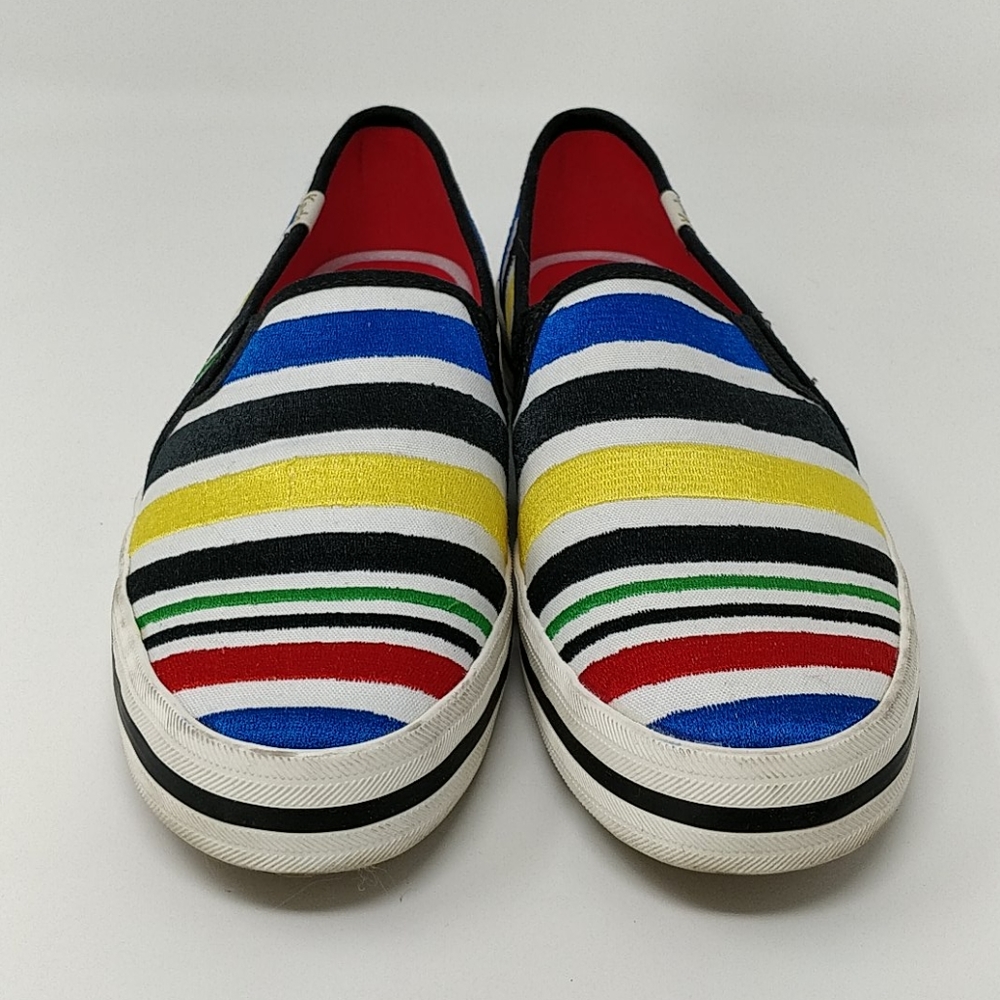 Keds Kate Spade Multicolor Striped Sneakers Size 7 - Picture 4 of 8